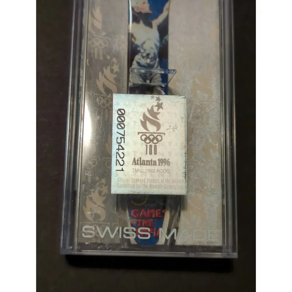 NEW Swatch Stop Watch LOS ANGELES 1932 SSZ100 from 1994 Olympic Special Edition